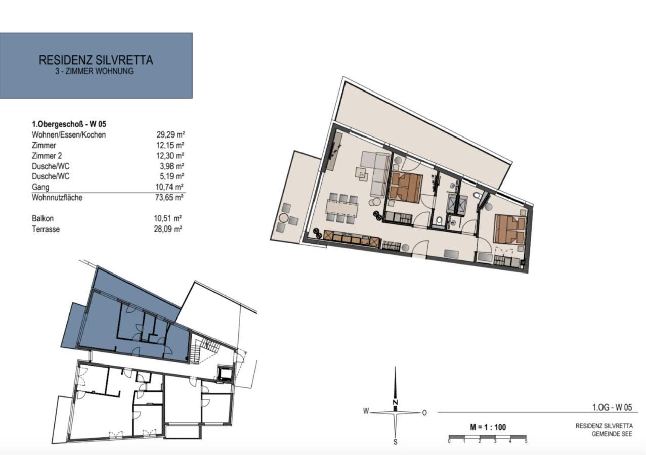 Das Luxurioese Chalet-Apartment In Der Residenz Silvretta - Inklusive Silvretta Card Premium سي المظهر الخارجي الصورة