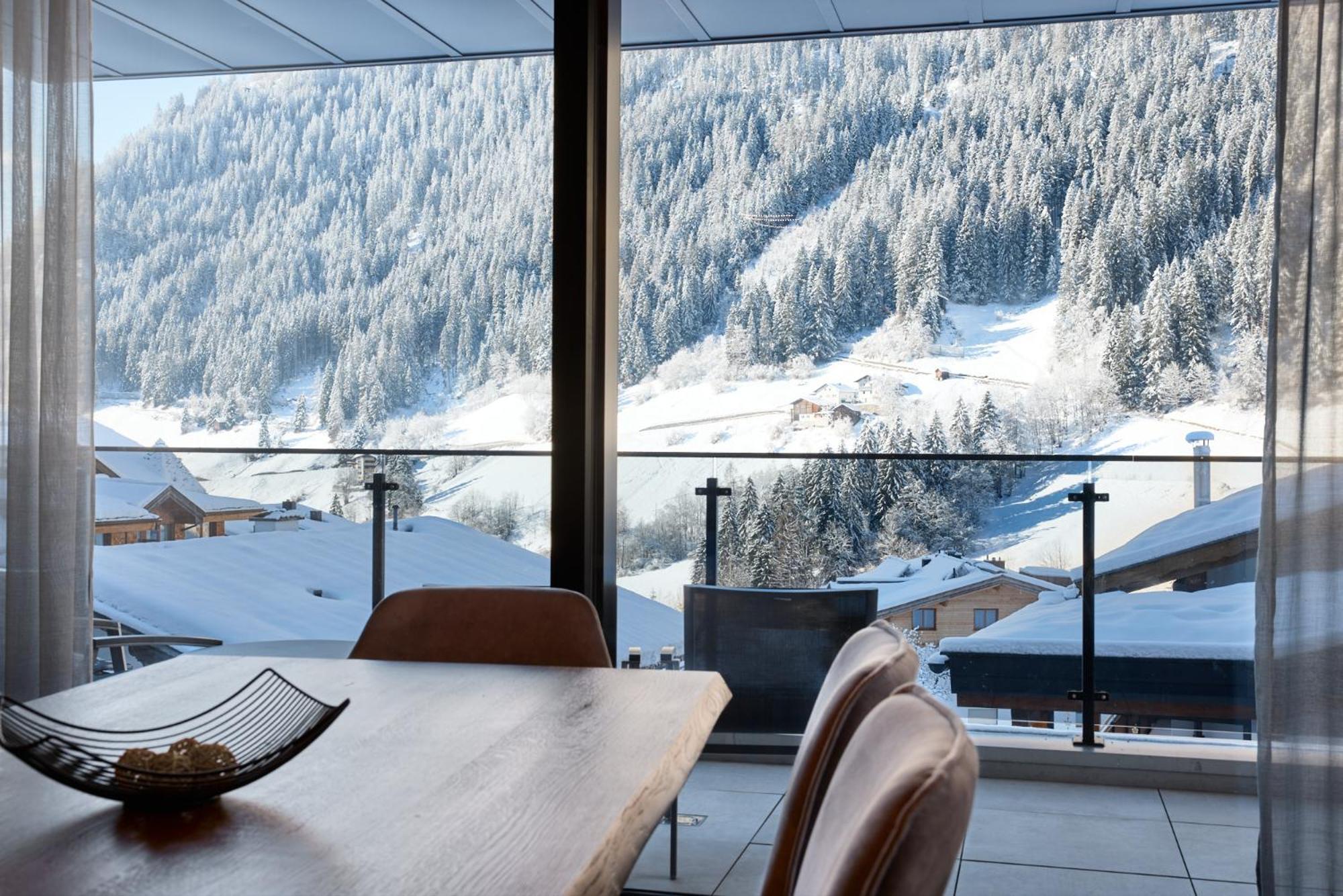 Das Luxurioese Chalet-Apartment In Der Residenz Silvretta - Inklusive Silvretta Card Premium سي المظهر الخارجي الصورة